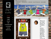 Tablet Screenshot of jennydcreations.com